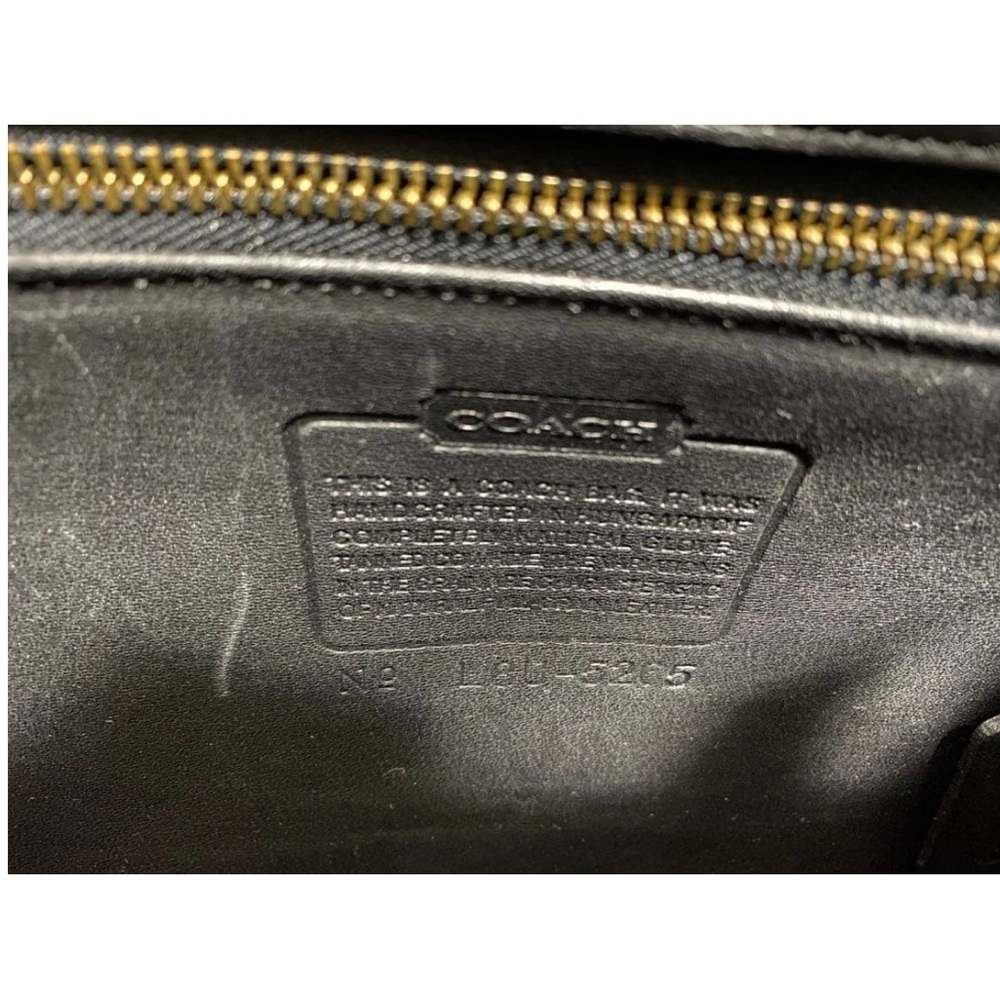 Coach Black Leather Briefcase - Picture 11 of 13